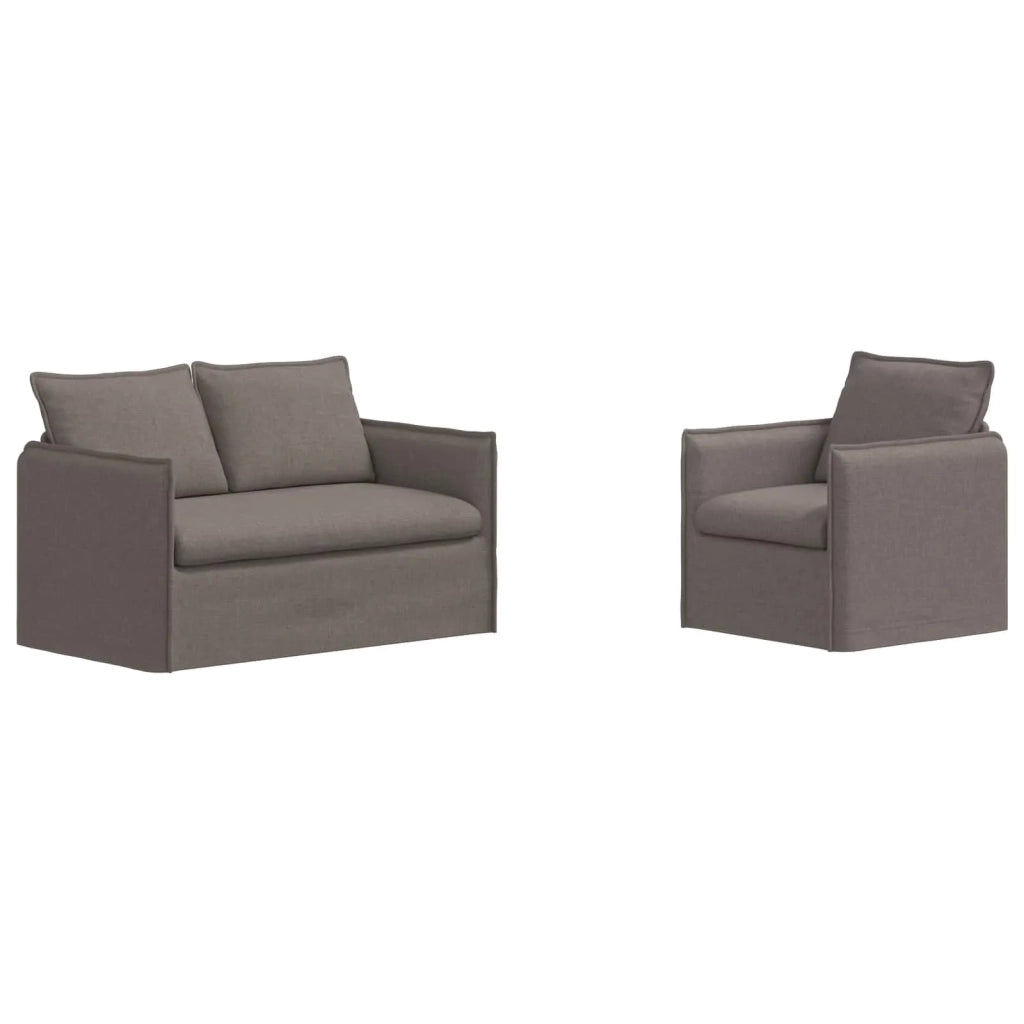 Divano 2 pcs Talpa 196 x 82 x 85 cm Tessuto