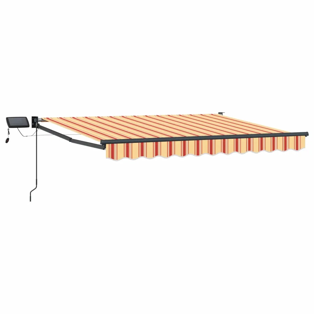 Tenda retrattile manuale con LED Multicolore 3 x 2,5 m 3419425