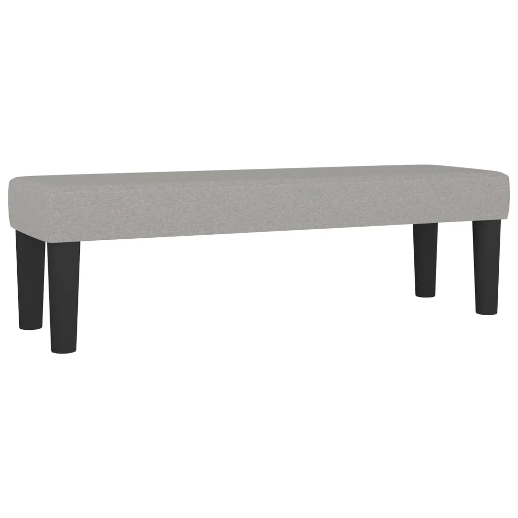 Giroletto a Molle con Materasso Grigio Chiaro 140x200cm Tessuto 3136677