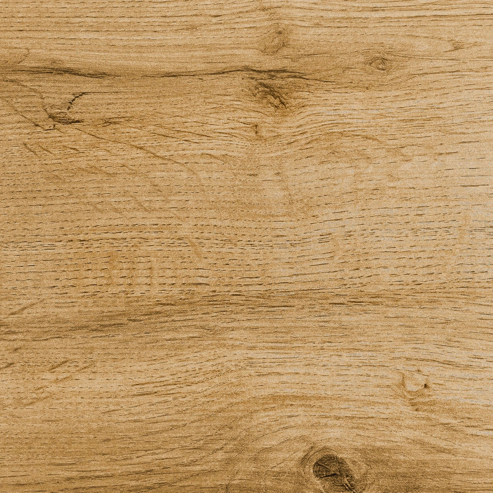Tavolo Allungabile 120-204x80x74 cm Niket Quercia Natura Gambe Bianche