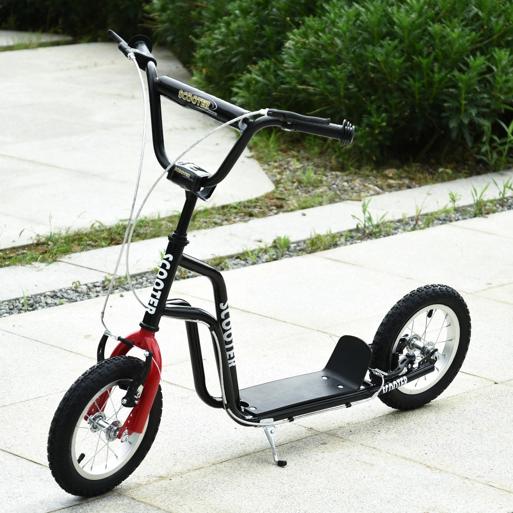 Monopattino per Bambini +5 Anni ¨C Xylo ¨C Manubrio Regolabile, Struttura in Acciaio, Portata 100kg, Nero