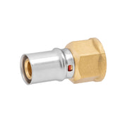 RACCORDO DIRITTO FEMMINA A PRESSARE PER TUBO MULTISTRATO MODELLO AP102 - 1 ø32X3  - APE