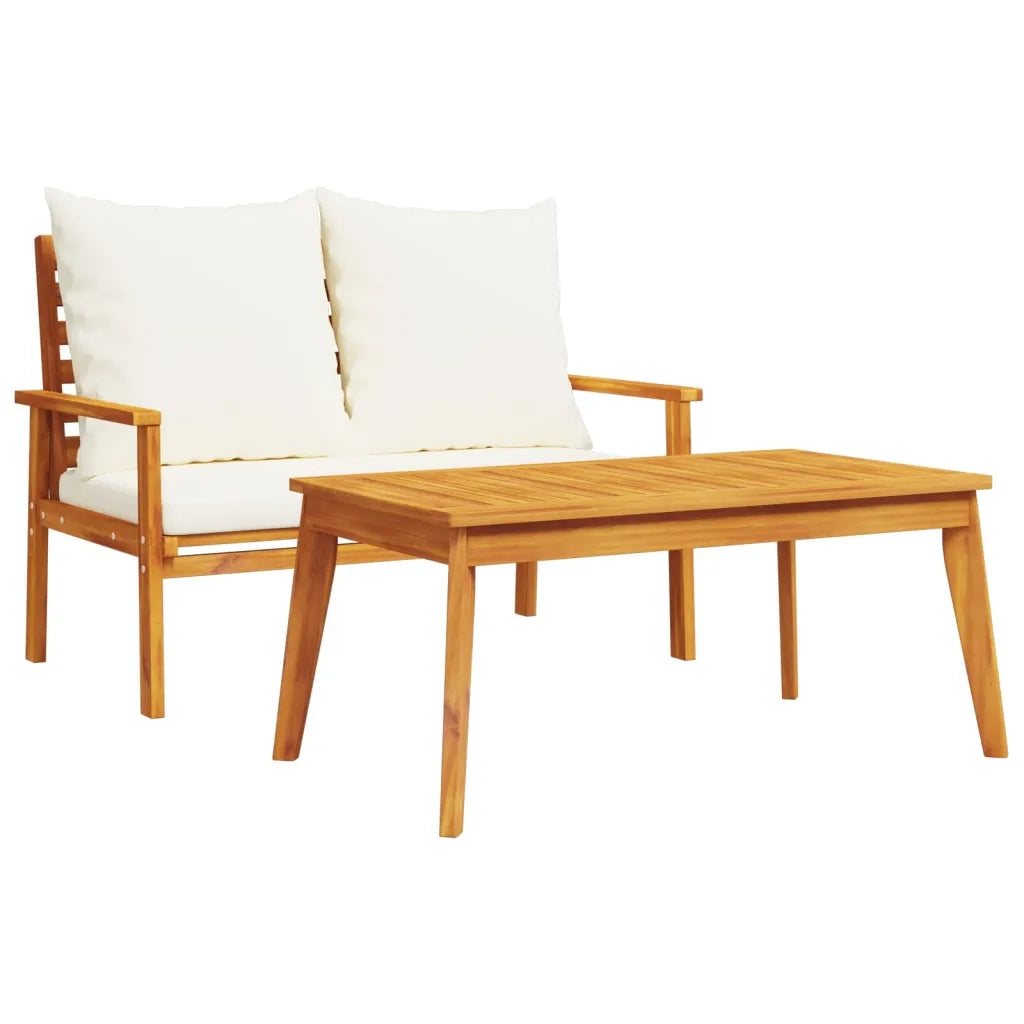 Set da Giardino | Set Salotto da Giardino con Cuscino in Legno Massello di Acacia