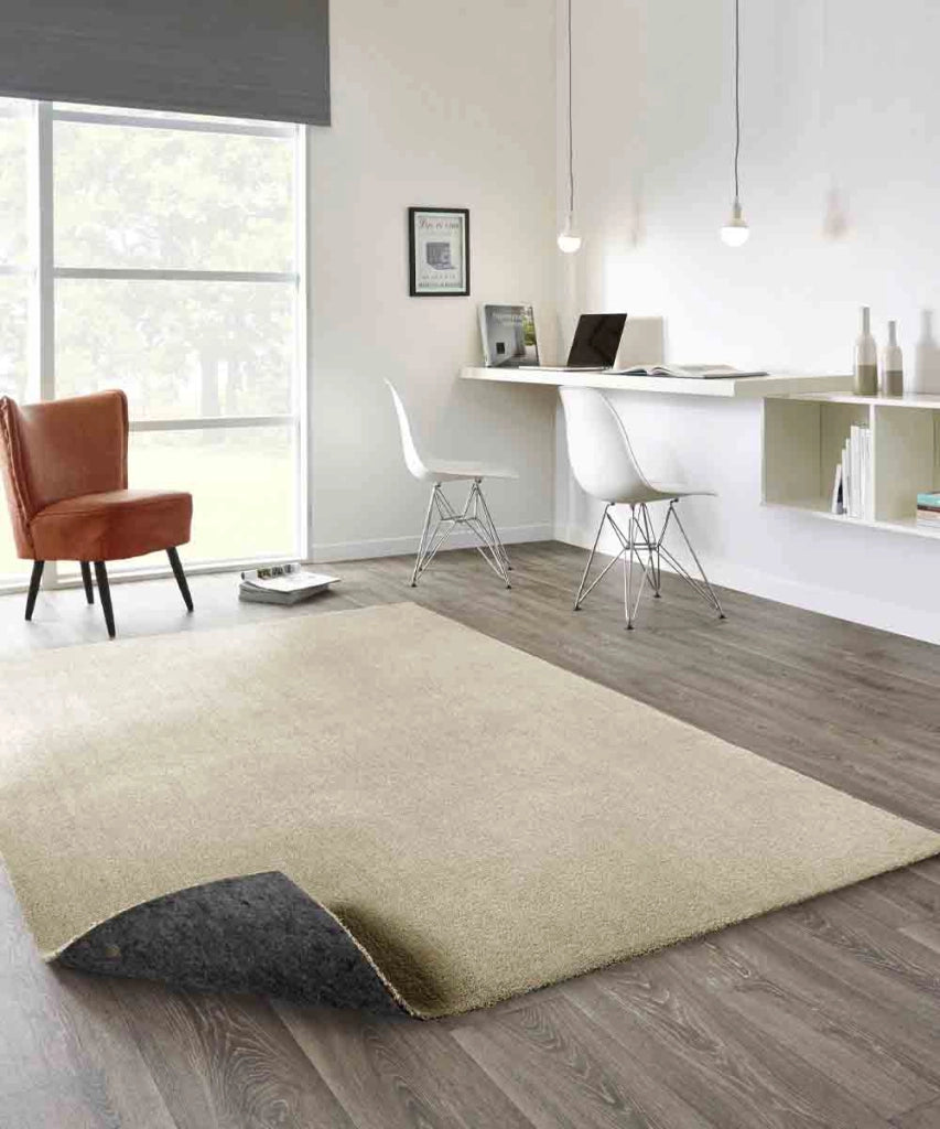 Tappeto FEEL BEIGE cm.160x230 tinta unita moderno, pelo morbido resistente e lavabile in lavatrice
