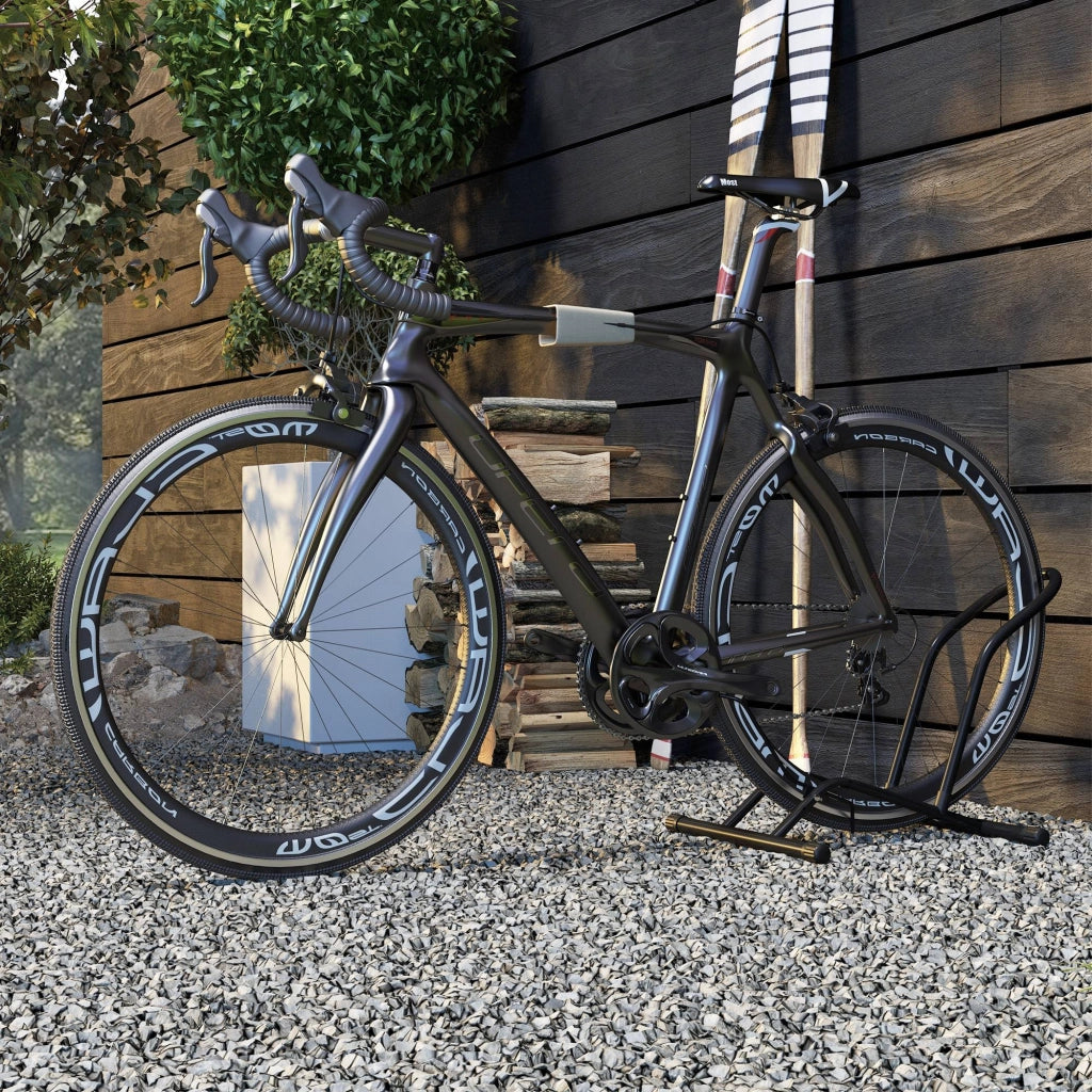 Cavalletto Portabici ¨C Xylo ¨C Acciaio Nero 59x41x38 cm