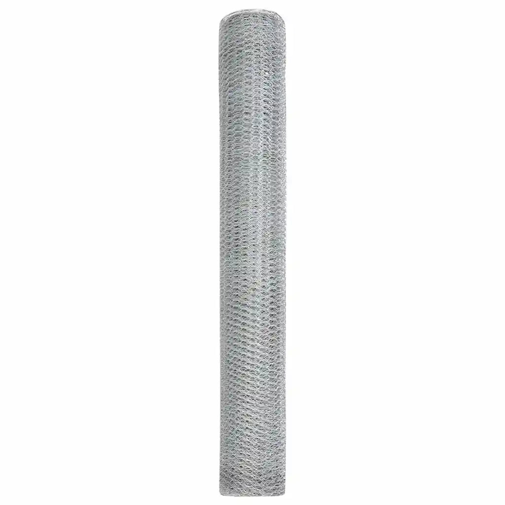Recinzione Esagonale Argento 1,2 x 50 m Acciaio zincato 42005722