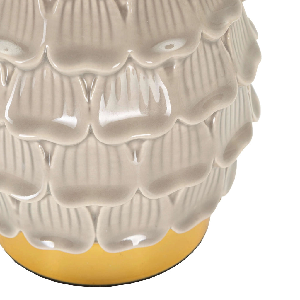 Talkee, Lampada da Tavolo Necessaria 1 Lampadina, Beige