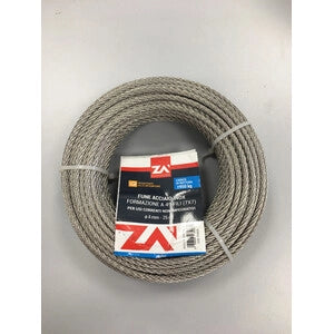 FUNE ACCIAIO INOX 49F D 4 MM CF 25 M