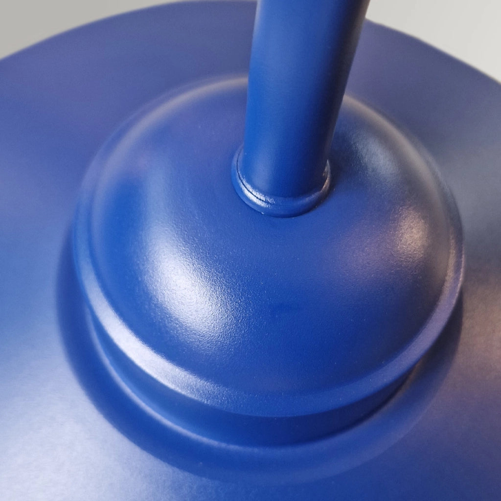 Applique esterno industrial blu E27 60W IP44 Klampenborg
