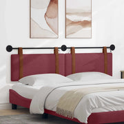 Testiera sospesa Con luce LED Rosso Vino PU Antico 3424017