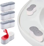 Buffer per sedile per WC, 4 pezzi, per sedile WC, per sedile WC universale, per sedile WC in gomma, per sedile WC per uso domestico