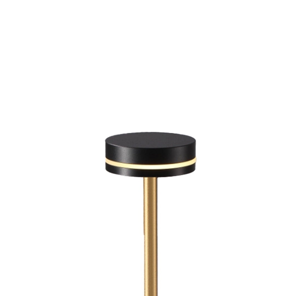 Lampada da tavolo nero-oro LED 5W 3000K touch SAM Milagro