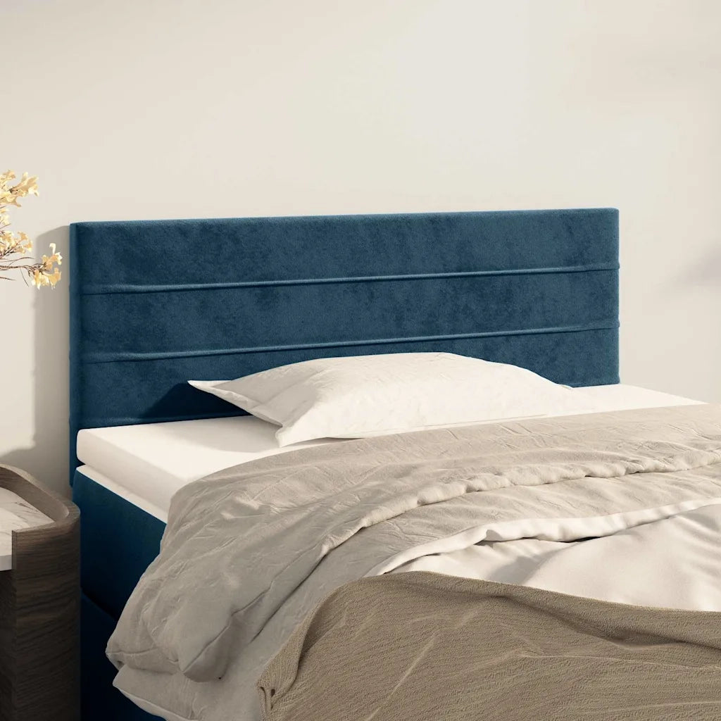 Testiera | Testata Blu Scuro 80x5x78/88 cm in Velluto