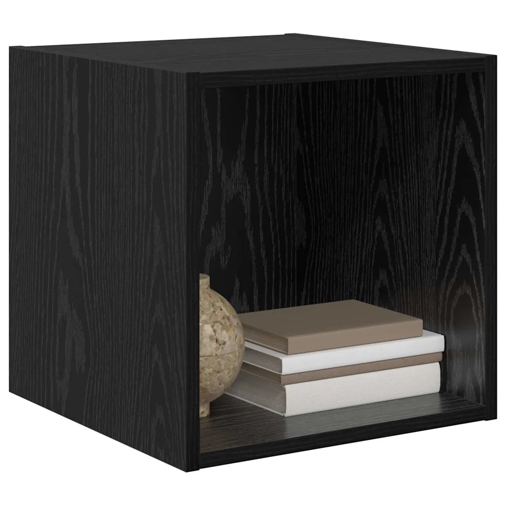Armadietto a muro Rovere Nero 37 x 37 x 37 cm Legno multistrato 875076