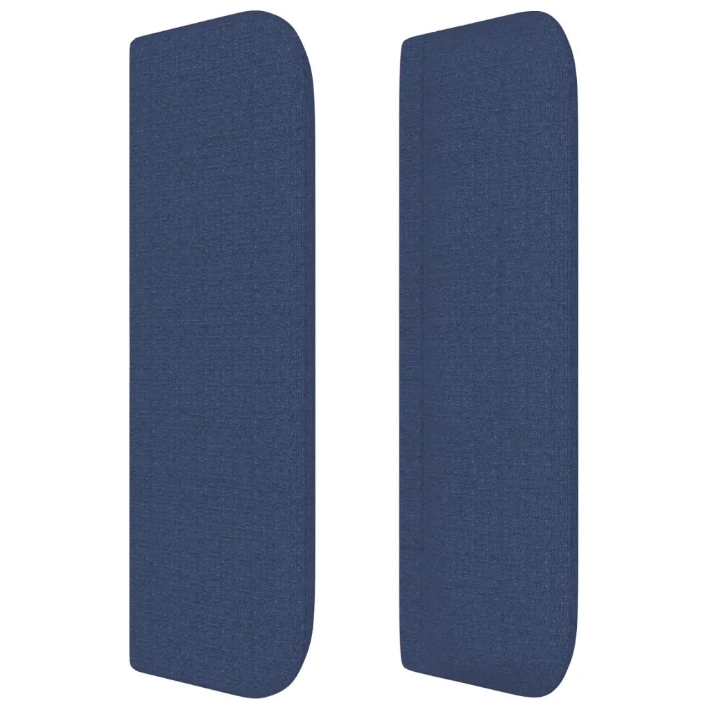 Testiera ad Orecchio Blu 103x16x78/88cm in Tessuto 3119198