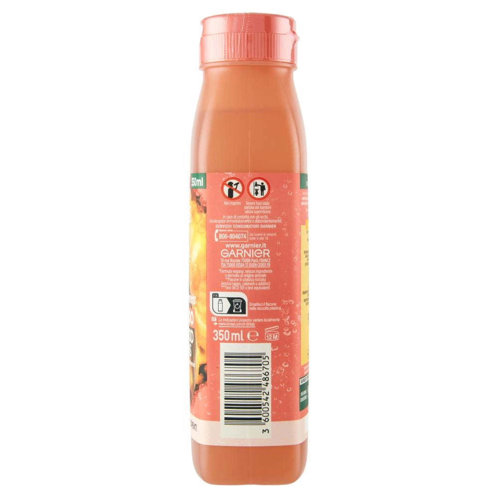 GARNIER FRUCTIS SET 3 SHAMPOO HAIR FOODS 350 ML L'UNO CAPELLI LUNGHI E SPENTI ALL'ANANAS