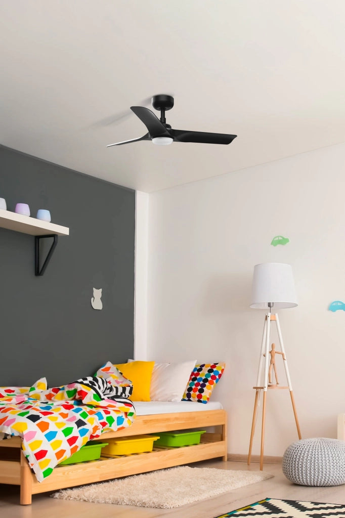 HEY S LED, Ventilatore con Luce, Faro Barcelona