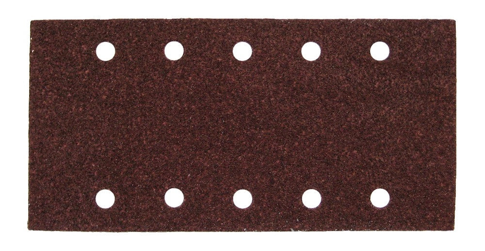 FOGLI DI CARTA ABRASIVA VELCRO MAKITA 100X240mm GRANA 180, 10 PEZZI - P-42927
