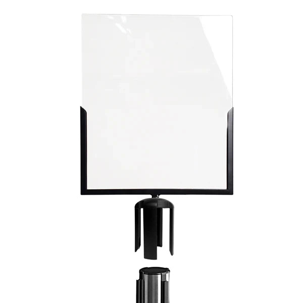 Ricambio Plexiglass Segnale Colonnine Segnapercorso Tendinastro - A4 Verticale
