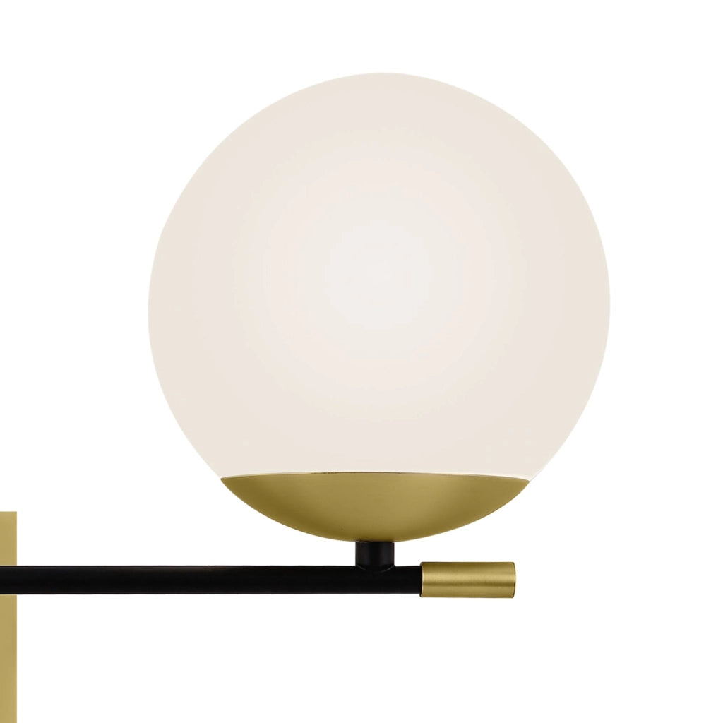 Maytoni Applique contemporanea Nostalgia 2 luci E14 oro metallo diffusore vetro