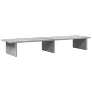 Supporto per monitor mobile da scrivania 100 x 27 x 15 cm legno composito grigio 02_0044842