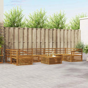 Set di divani da esterno 8 pcs Naturale 3373194