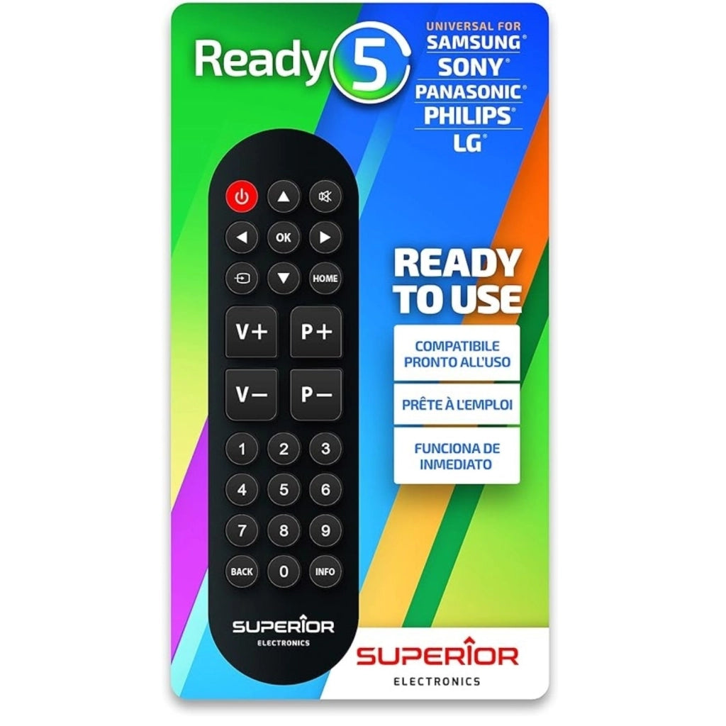 Superior Telecomando Ready 5 Universale (Samsung,LG,Panasonic,Sony)