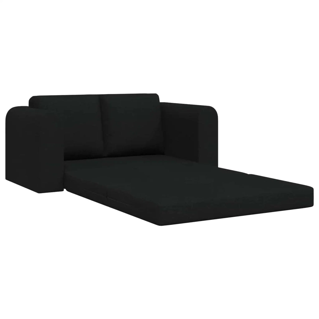Divano letto 60cm Nero Tessuto 4106675