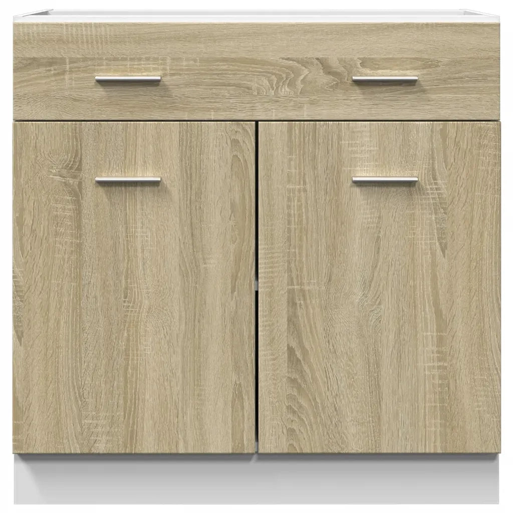 Pensile da cucina | Mobile Inferiore Cassetto ¡°Lyon¡± Rovere Sonoma 80x46x81,5