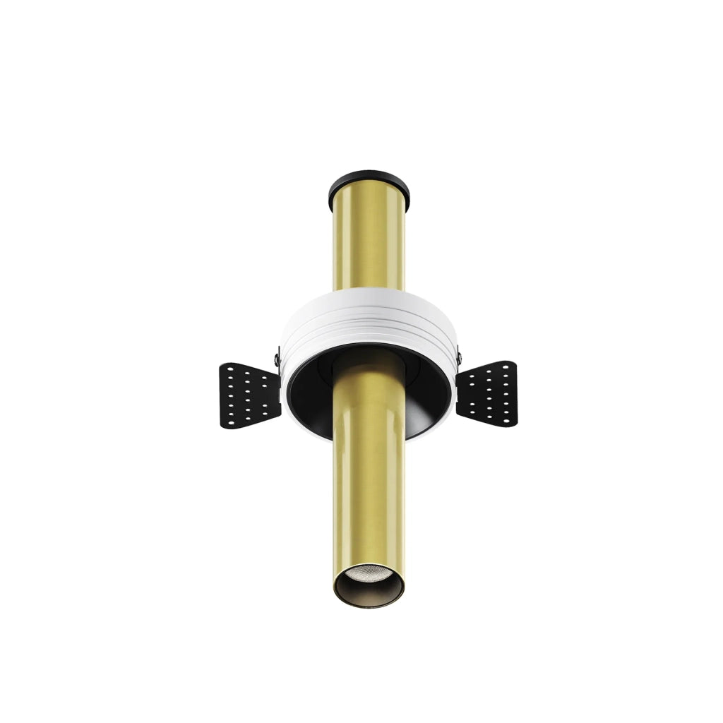 Maytoni Lampada da incasso Focus T 1 luce LED integrato nero alluminio