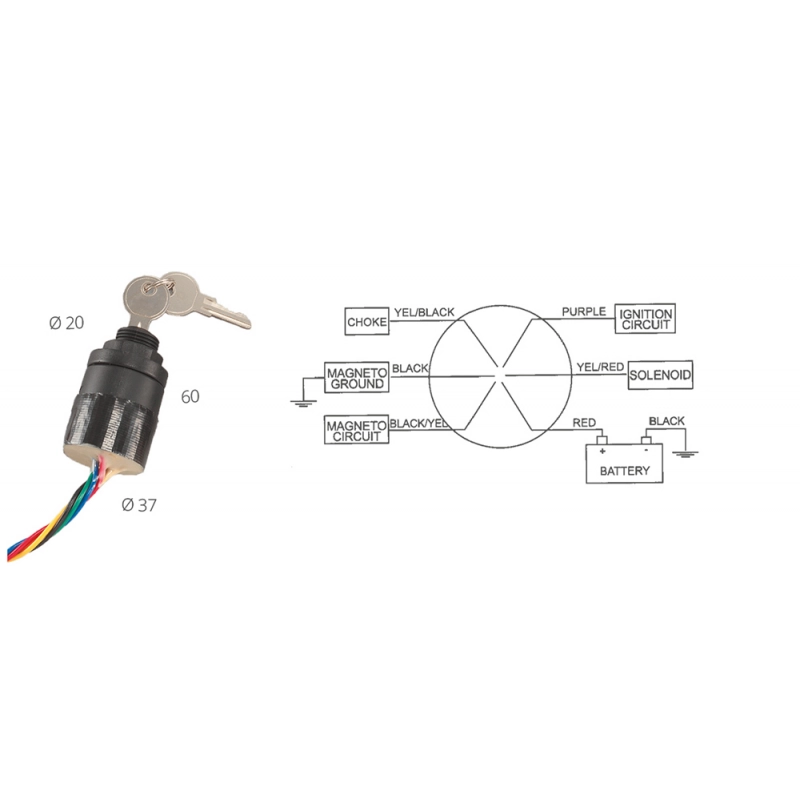 CHIAVE AVVIAMENTO UNIVERSAL IGNITION KEY