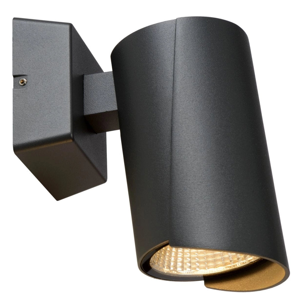 Applique Lucide Manal LED 12W 3000K nera IP65 988lm