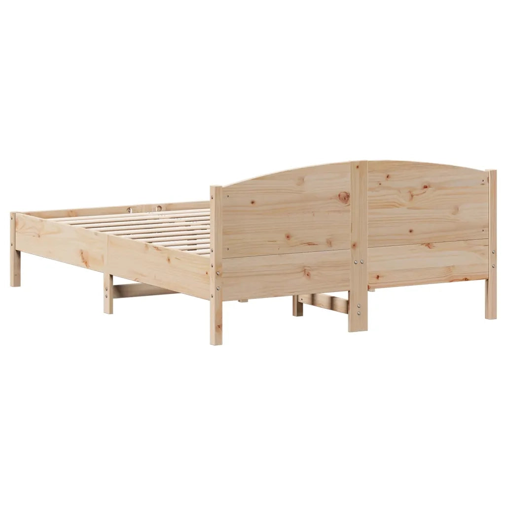 Giroletto senza Materasso 160x200 cm in Legno Massello di Pino