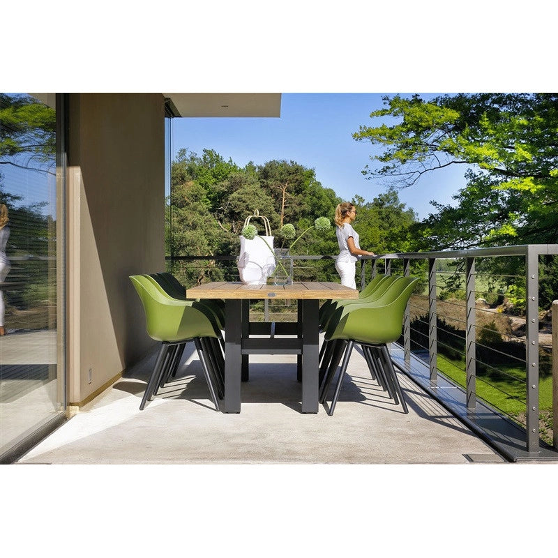 Tavolo SOPHIE Yasmani â€“ 240 x 100 cm HARTMAN â€“ Alluminio Antracite