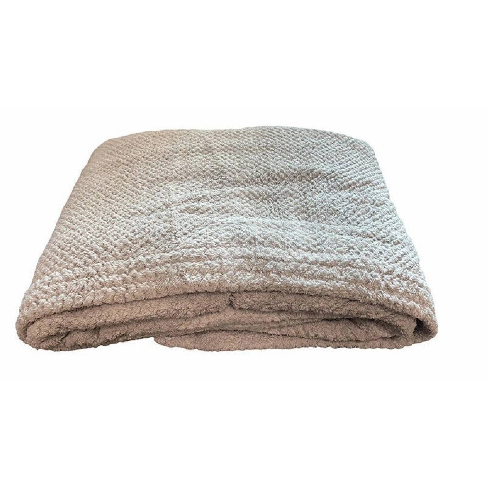 Trade Shop - Coppia Di Asciugamani Telo Doccia In Tessuto Morbido Asciugamani Bagno 90x150 Cm - Grigio