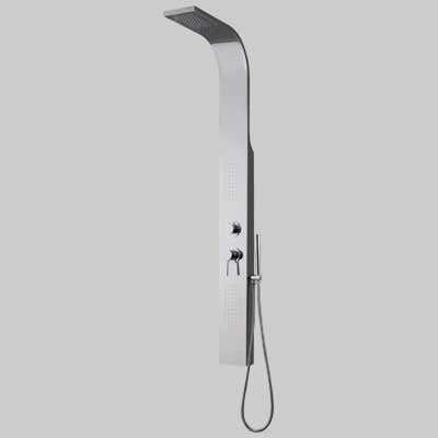 PANNELLO DOCCIA ATLANTA  Cromo     MADE IN ITALY
