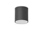 TECHO ROUND FARETTO DA SOFFITTO PER ESTERNO IP54 1 LUCE GU10 D.9CM NERO