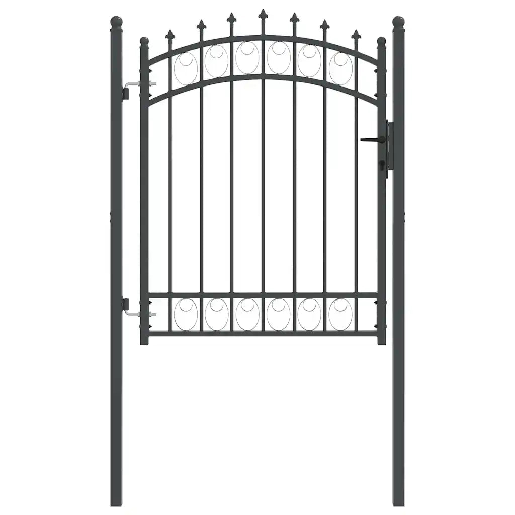 Cancello della recinzione con punte EMMEN 150 x 100 cm 42008989