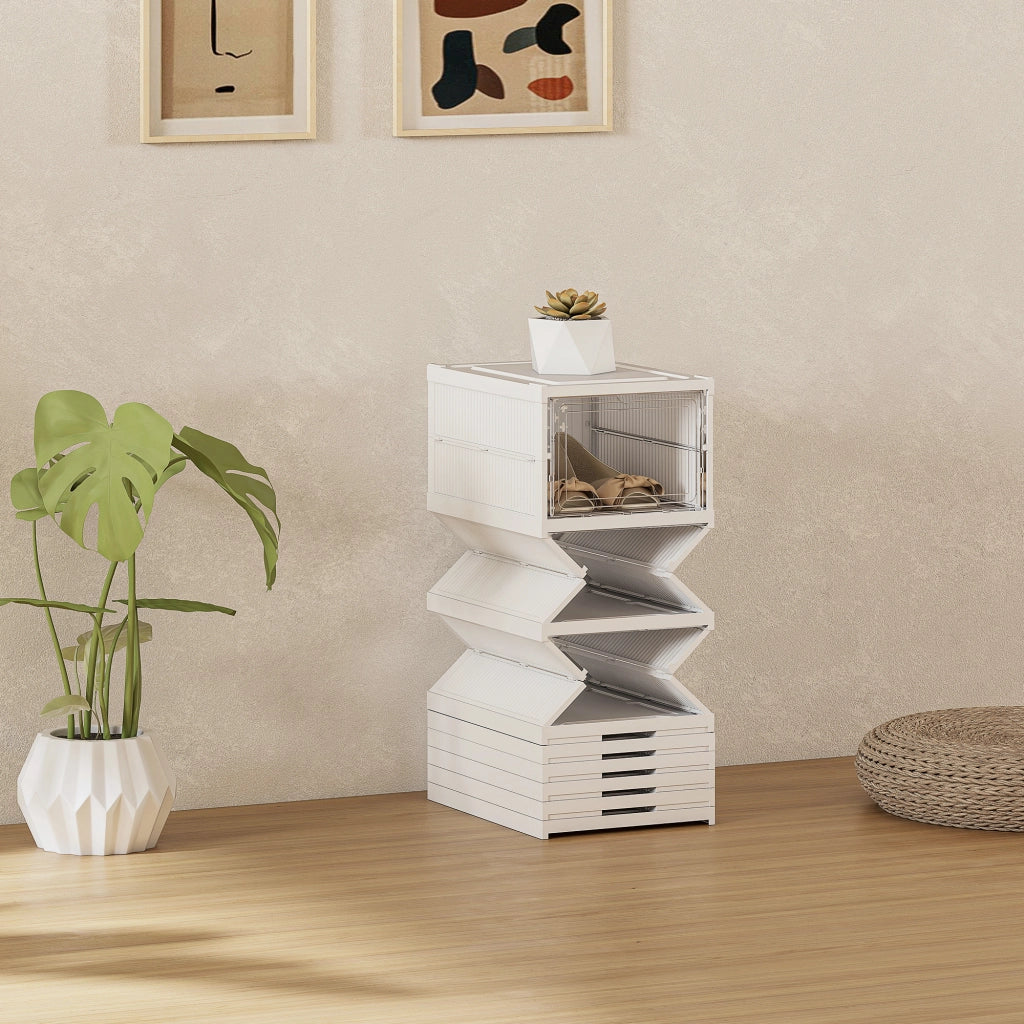Scarpiera 8 Ripiani Folding ¨C Minimal ¨C Bianco