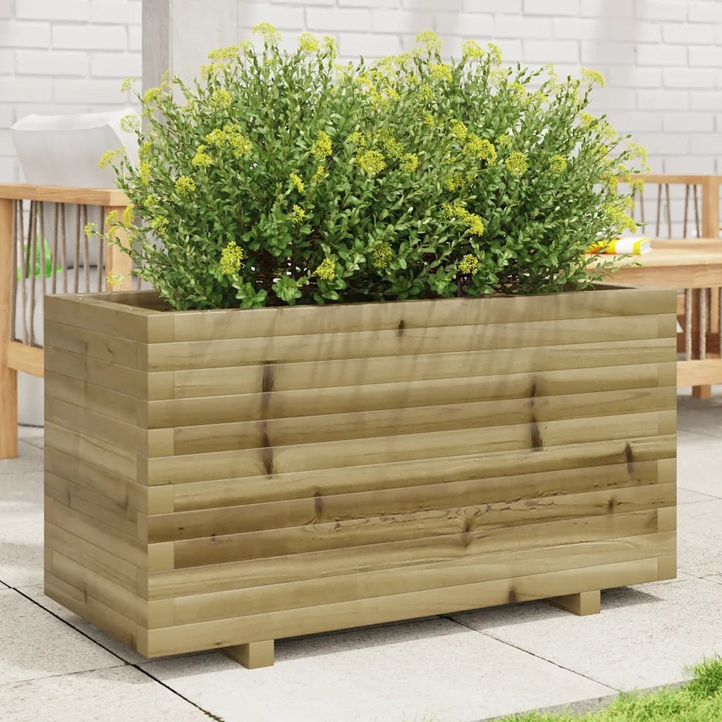 Fioriera da Giardino 90x40x49,5 cm in Legno di Pino Impregnato 847377