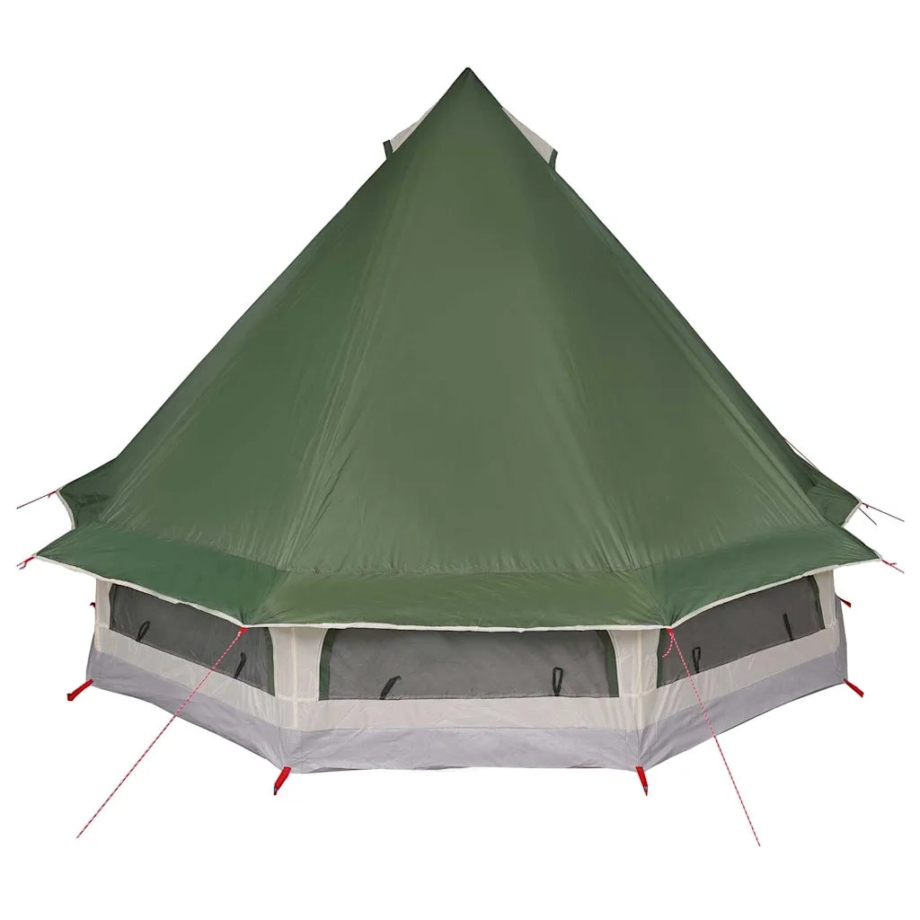 Tenda Tipi con tetto-Tenda da campeggio Verde 404 x 370 x 270 cm taffet¨¤