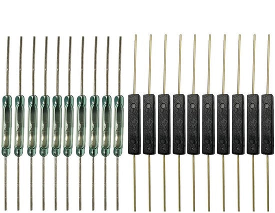 Interfaccia di commutazione magnetica - 10 unità - 2,5 mm x 14 mm - 2 mm x 14 mm - Adatto per applicazioni di ...