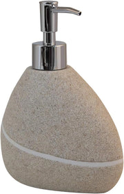 Labor Dispenser Sapone Liquido in Poliresina Effetto Pietra – Serie Sand