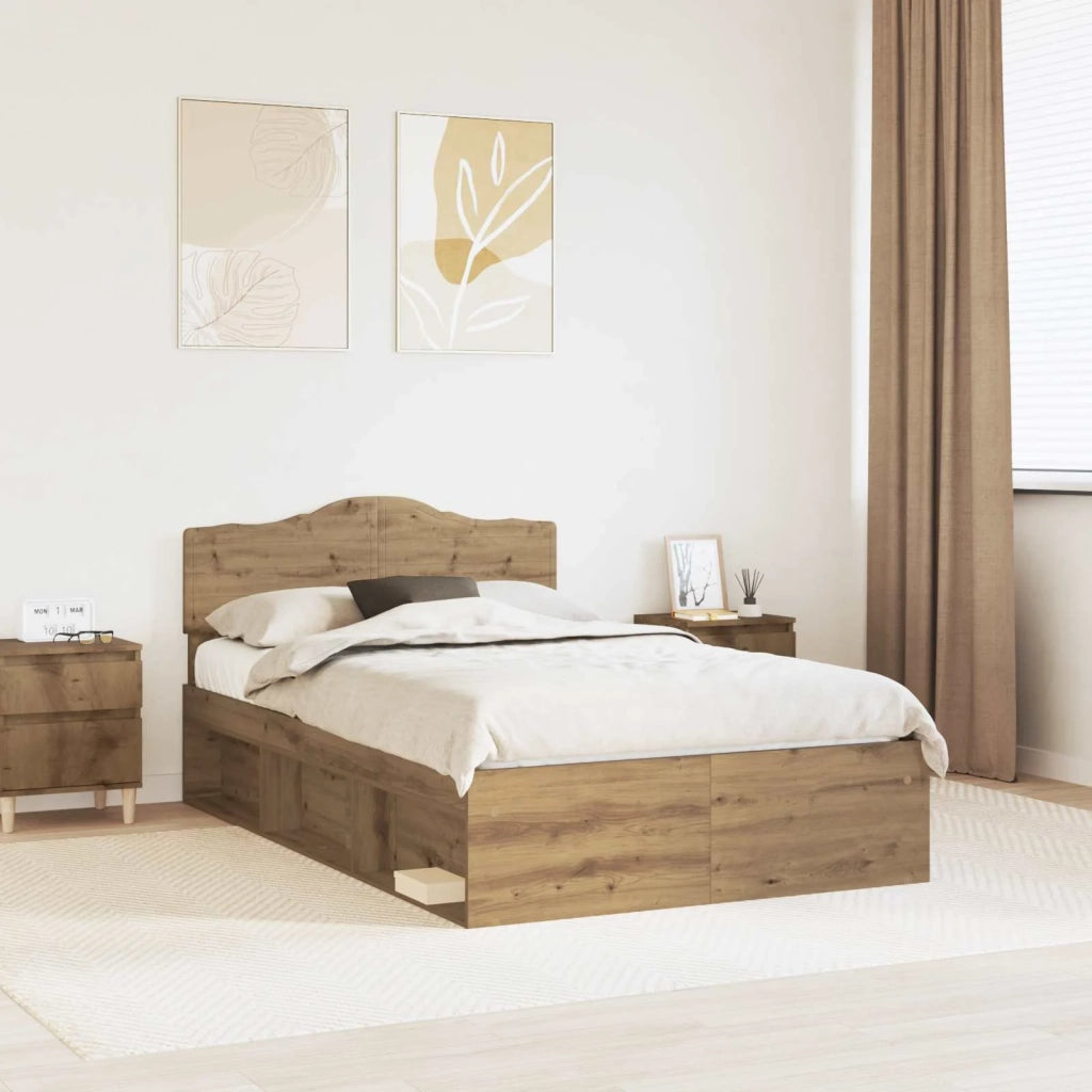 Struttura del letto-Giroletto Rovere Artigianale 120 x 200 cm 799724