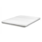 Materasso in schiuma bianco 140 x 200 cm Tessuto poliestere sfoderabile con cerniera EU Misura singola Medium Firm H2