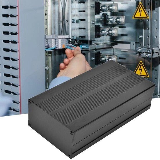 Scatola di progetto in alluminio per elettronica DIY 55x106x200mm