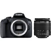 Canon eos 2000d + ef-s 18-55mm f/3.5-5.6 iii kit fotocamere slr 24,1 mp cmos 6000 x 4000 pixel nero - 2728C002