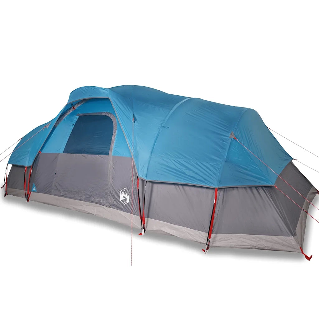 Tenda Familiare a Cupola per 11 Persone-Tenda da campeggio Blu Impermeabile
