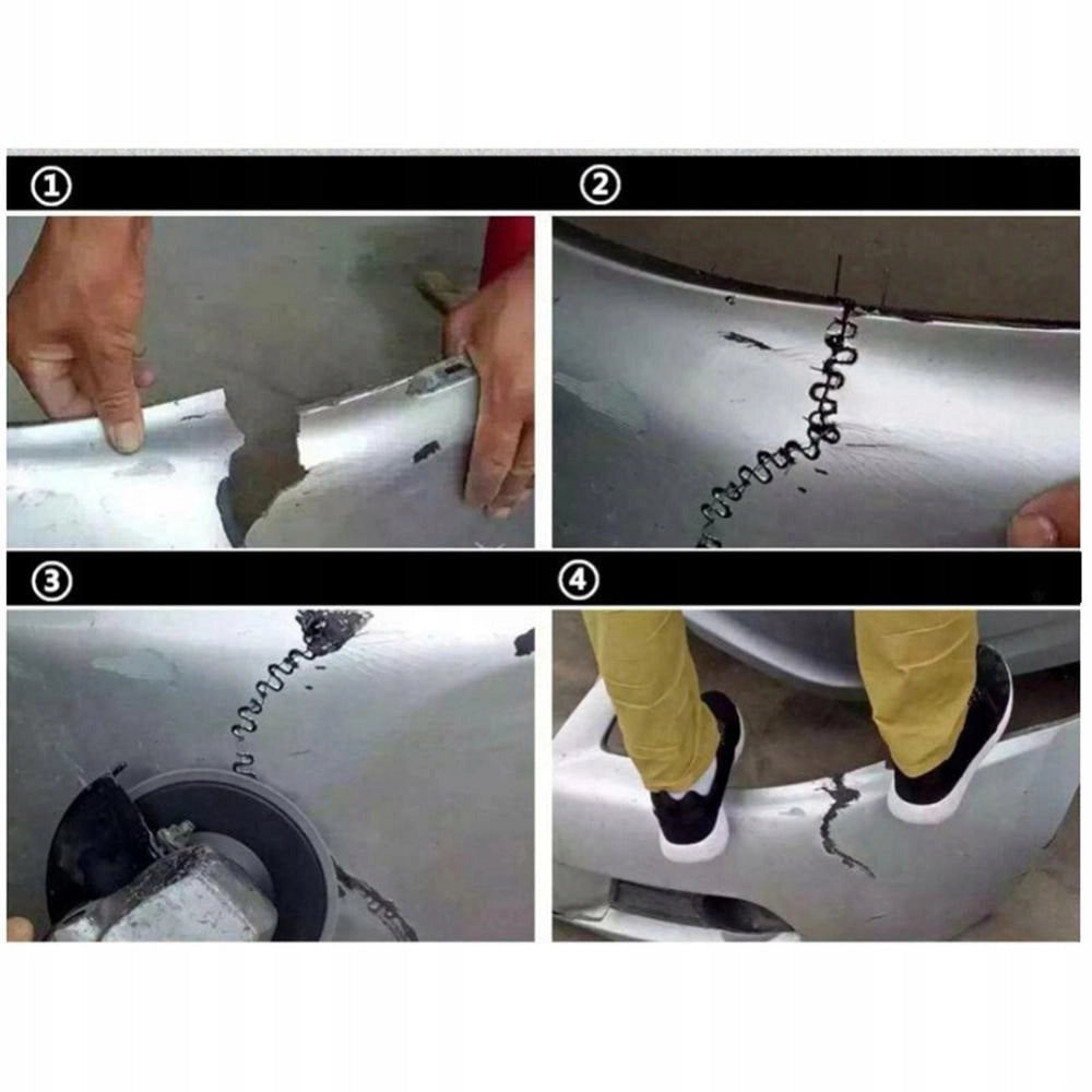 Graffette per Plastica Ovali e Piatte S 0,8mm – 100 Pezzi | Alta Qualità
