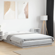 Giroletto Grigio Sonoma 140x200 cm in Legno Multistrato 3281194